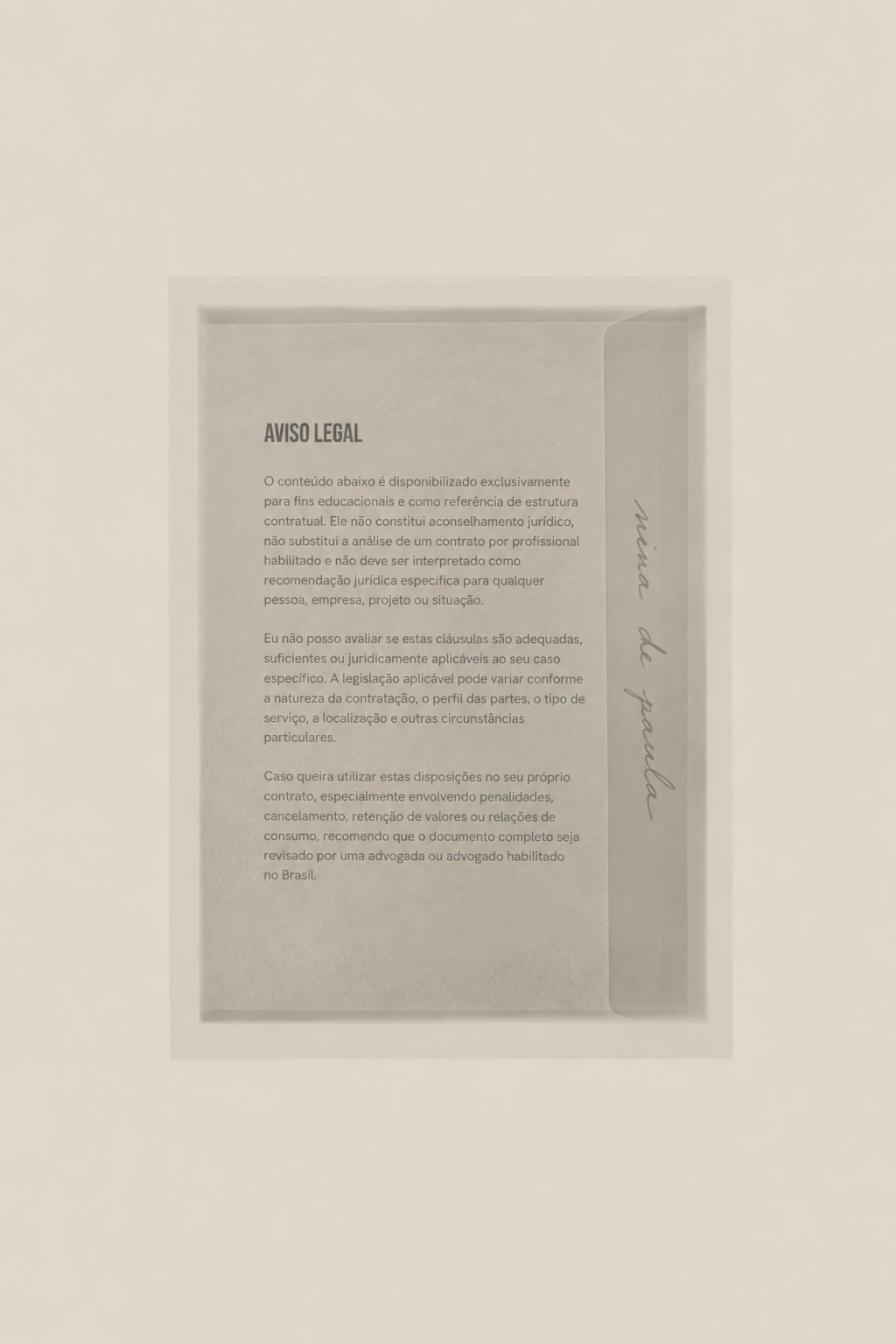 [FREEBIE] Cláusulas Contra Atrasos
